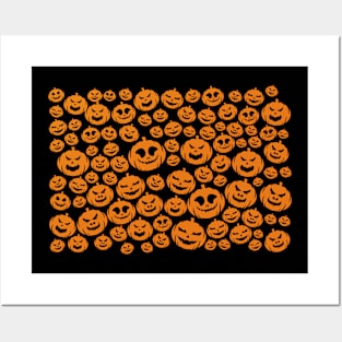 Pumkins face Posters and Art